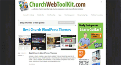 Desktop Screenshot of churchwebtoolkit.com