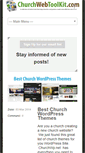 Mobile Screenshot of churchwebtoolkit.com